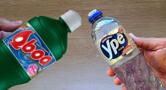 misturinha para lavar banheiro