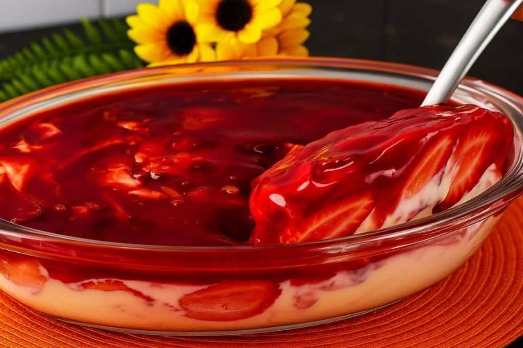 morango do amor na travessa