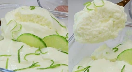 mousse de limão