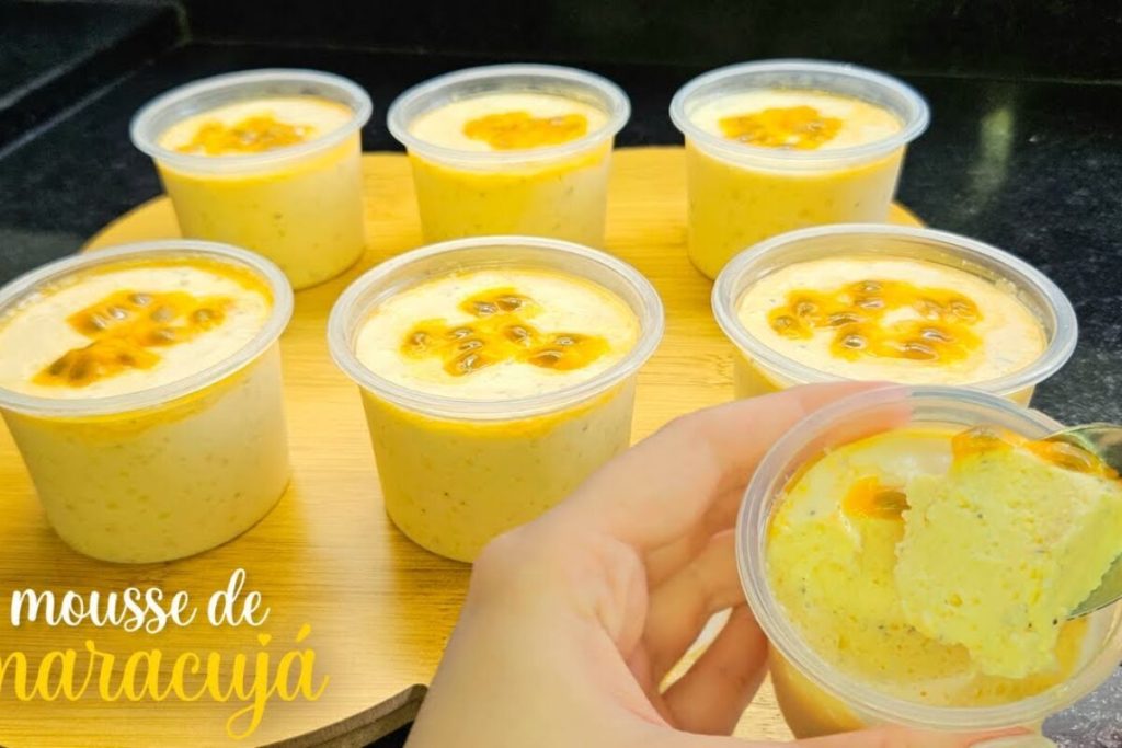 mousse de maracujá