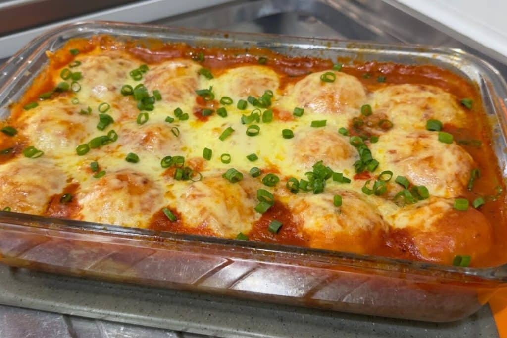 nhocão de forno recheado