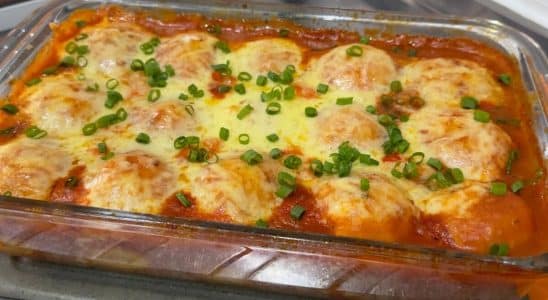 nhocão de forno recheado