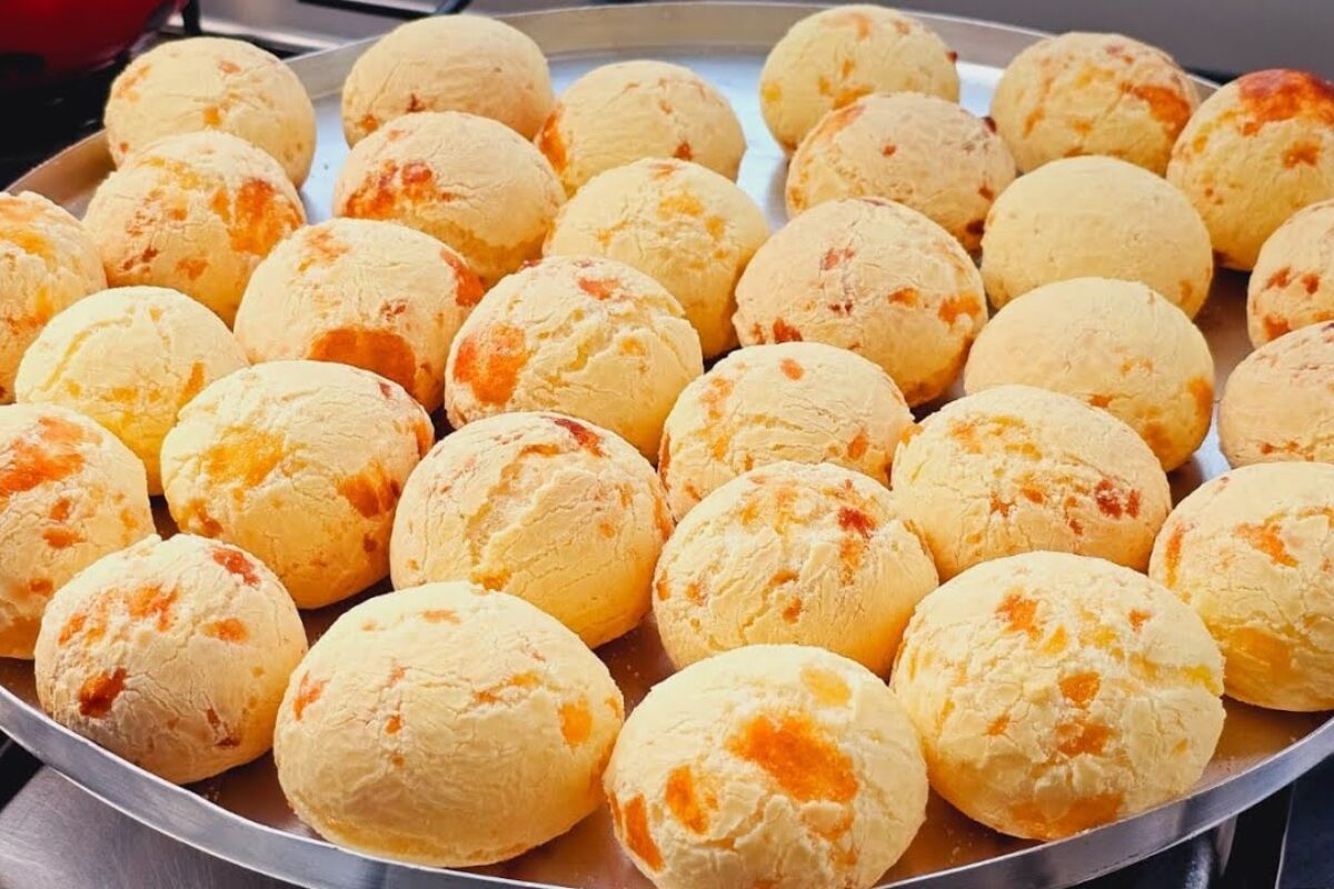 pão de queijo com polvilho doce
