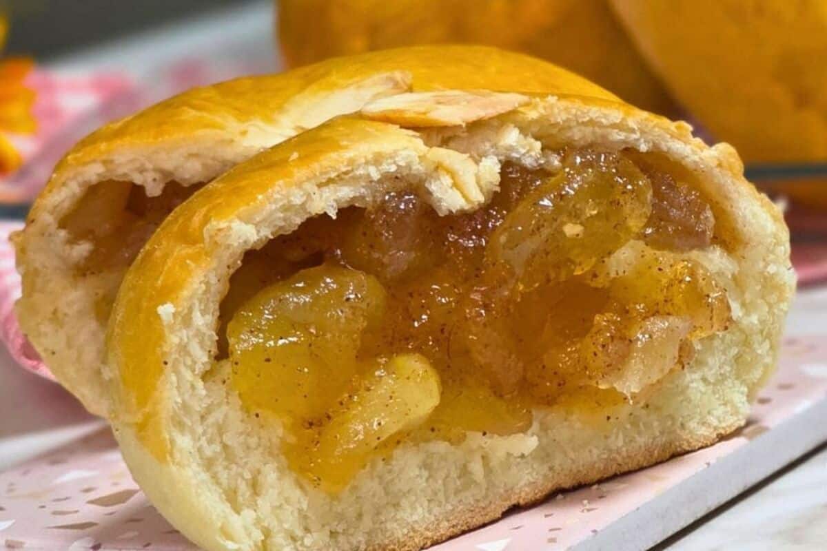 pãozinho doce de maçã