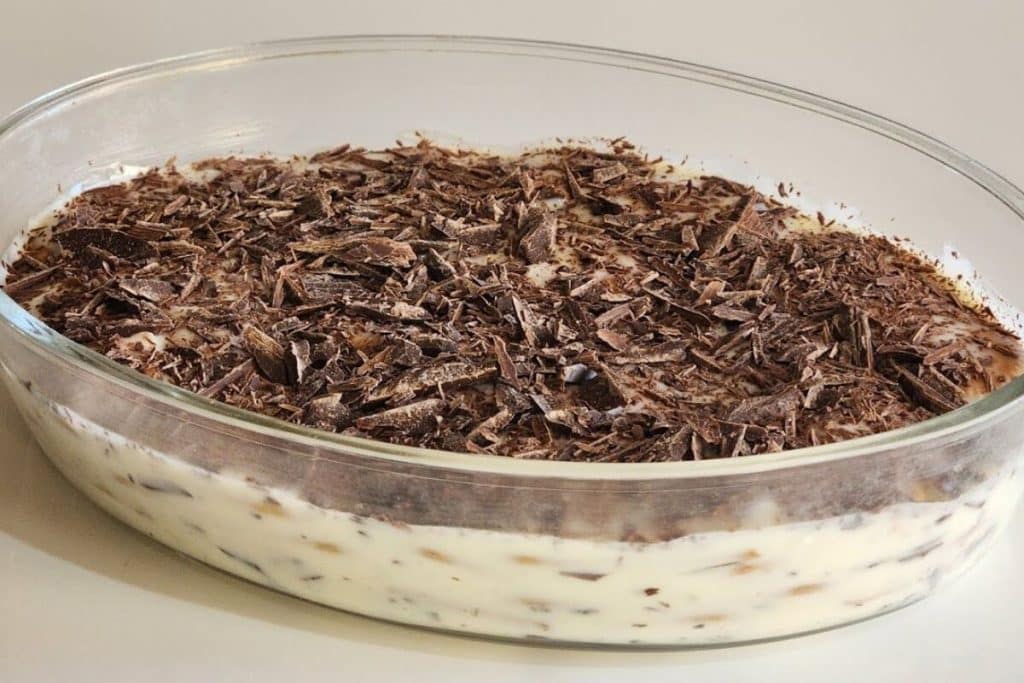 pavê de limão com chocolate