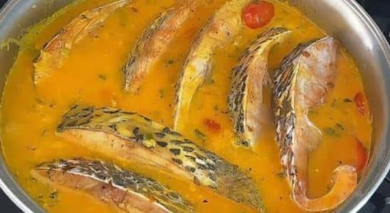 peixe no leite de coco