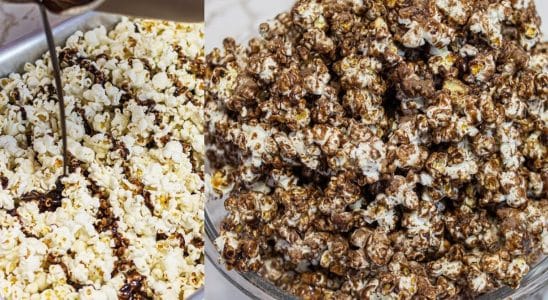 pipoca doce de nescau