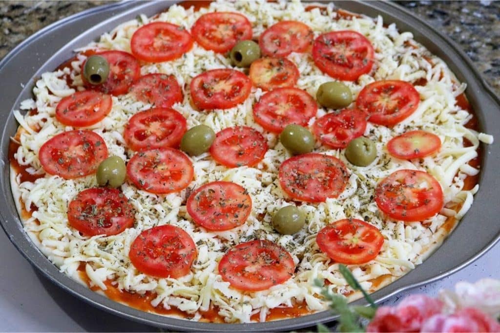 Pizza italiana caseira
