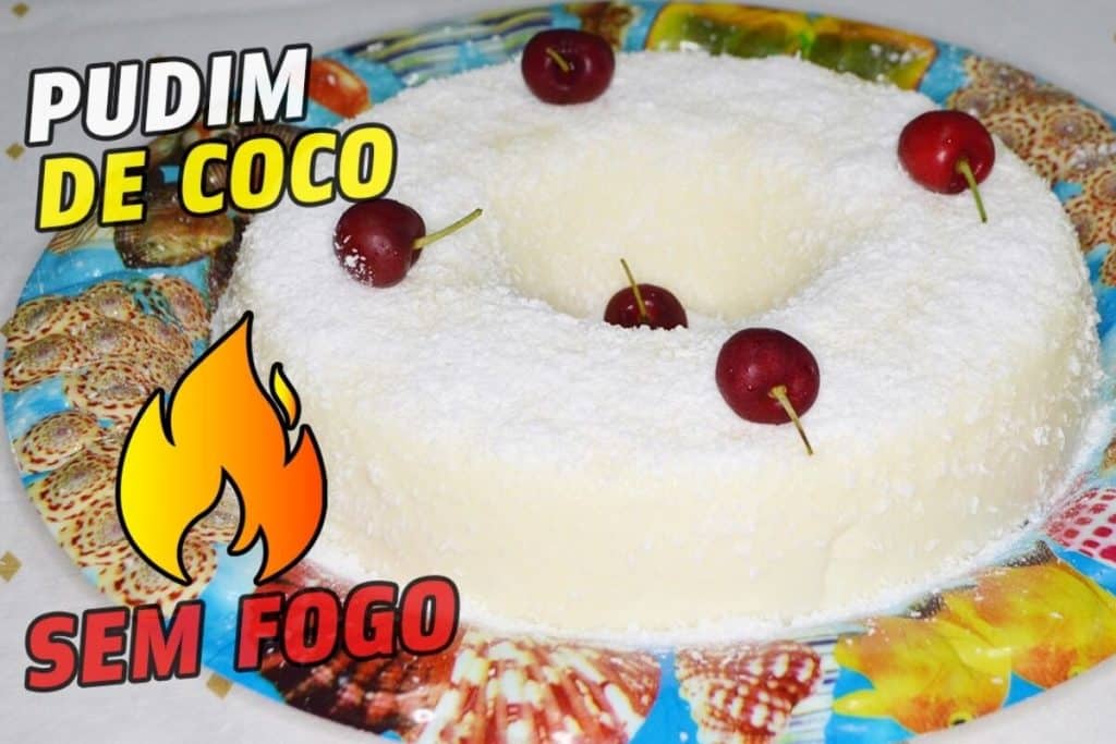 pudim de coco
