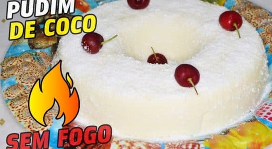 pudim de coco