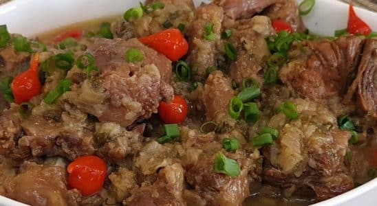 rabada na panela de pressão