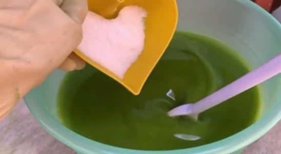 sabão caseiro de folha de mamão