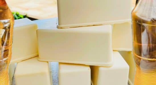 Sabão caseiro de óleo usado