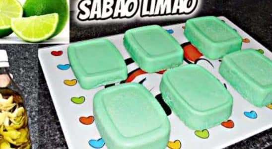 sabão de limão perfumado
