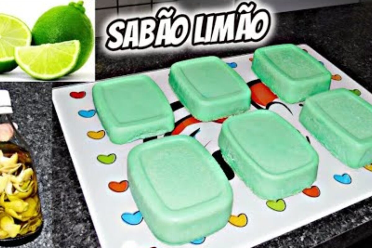 Sabão de limão perfumado e econômico: deixa a casa cheirosa e as roupas macias 71 sabão de limão perfumado