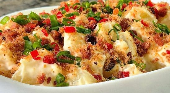 salada para churrasco