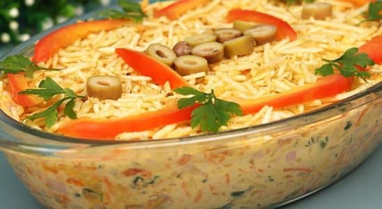 salpicão de frango cremoso