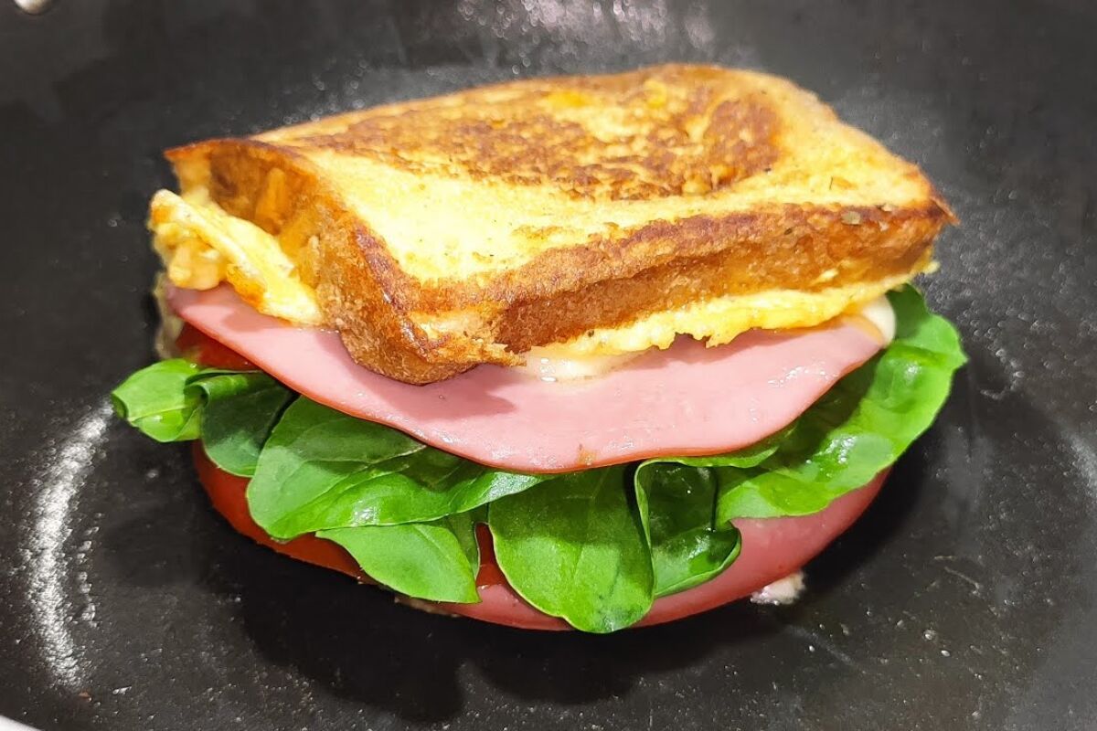 sanduíche de omelete