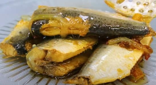 sardinha na panela de pressão