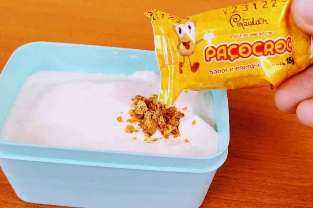 sobremesa de paçoca