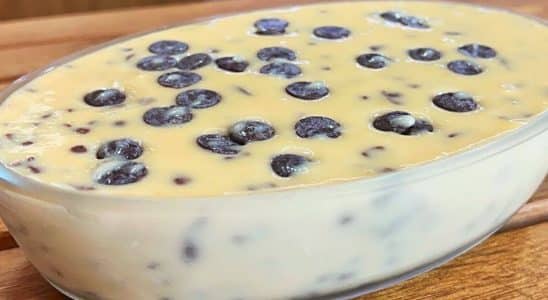 sobremesa gelada com 3 ingredientes