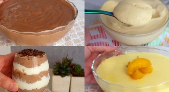 sobremesas sem açúcar