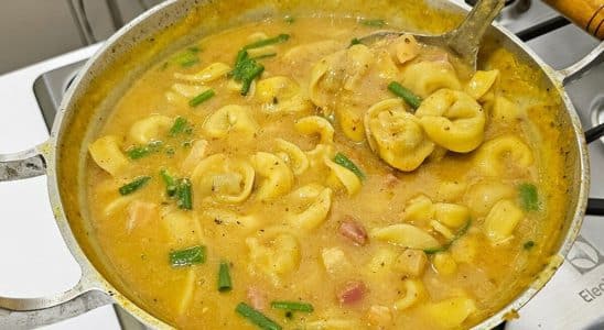 sopa creme de capeletti