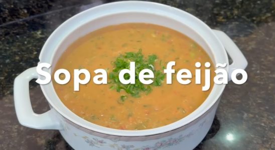 sopa de feijão
