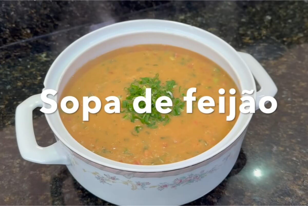 Sopa de feijão simples e saborosa para aquecer nos dias frios de inverno 191 sopa de feijão