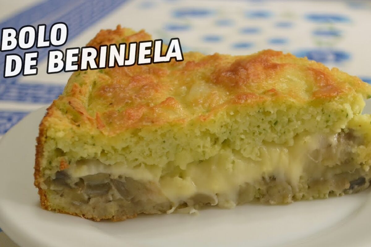 torta recheada de berinjela