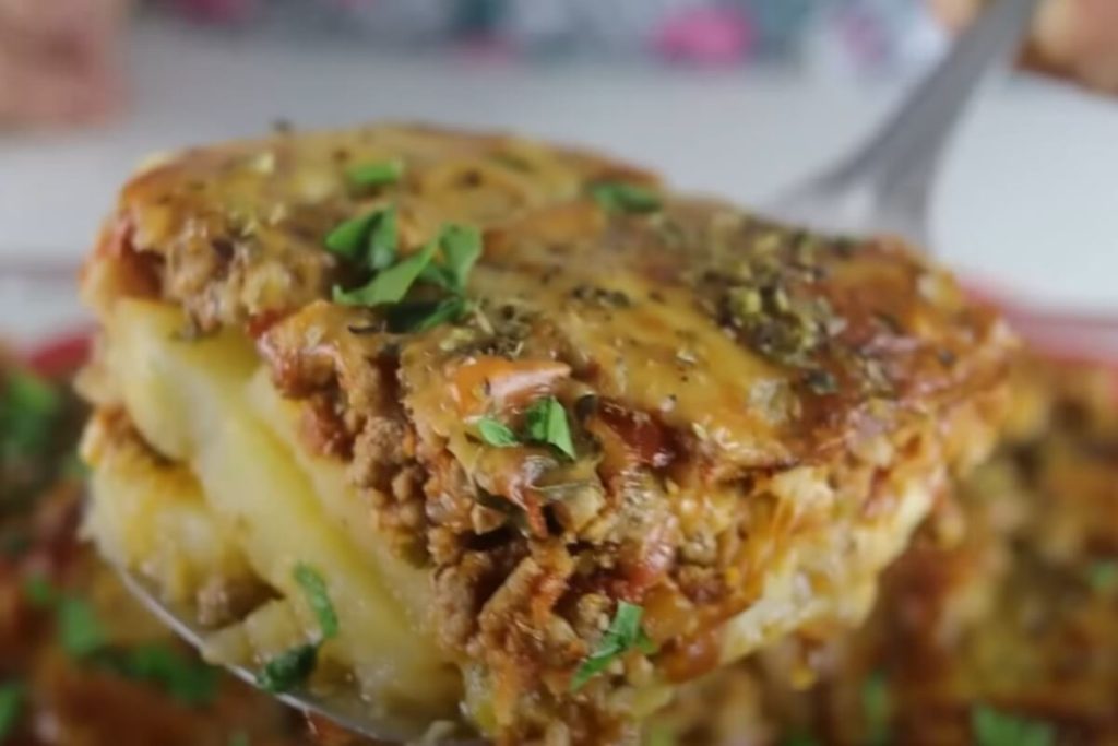 BATATA DE FORNO COM CARNE MOIDA 20 08 1