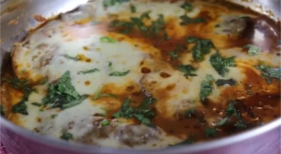 bife à parmegiana de frigideira