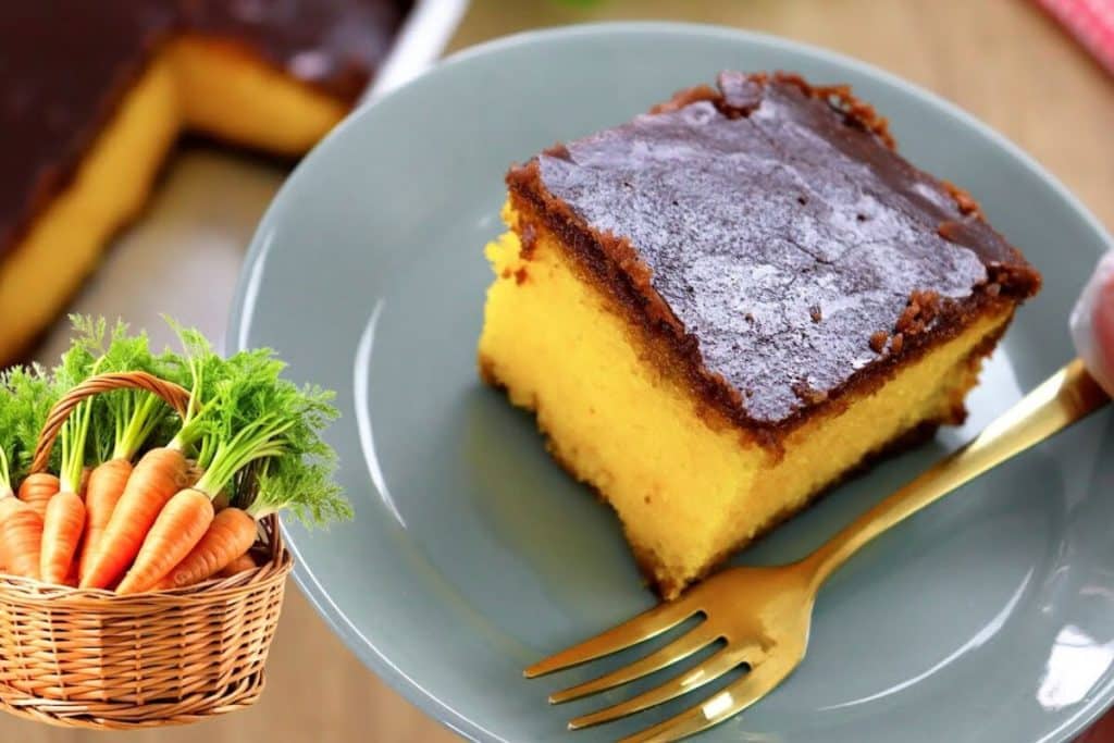 BOLO DE CENOURA SEM FARINHA