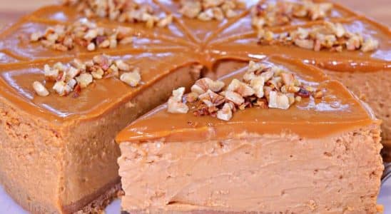 CHEESECAKE DE DOCE DE LEITE