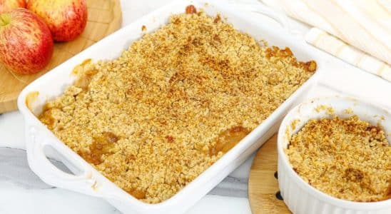 CRUMBLE DE MAÇÃ