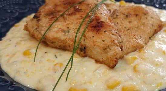 FRANGO COM CREME DE MILHO