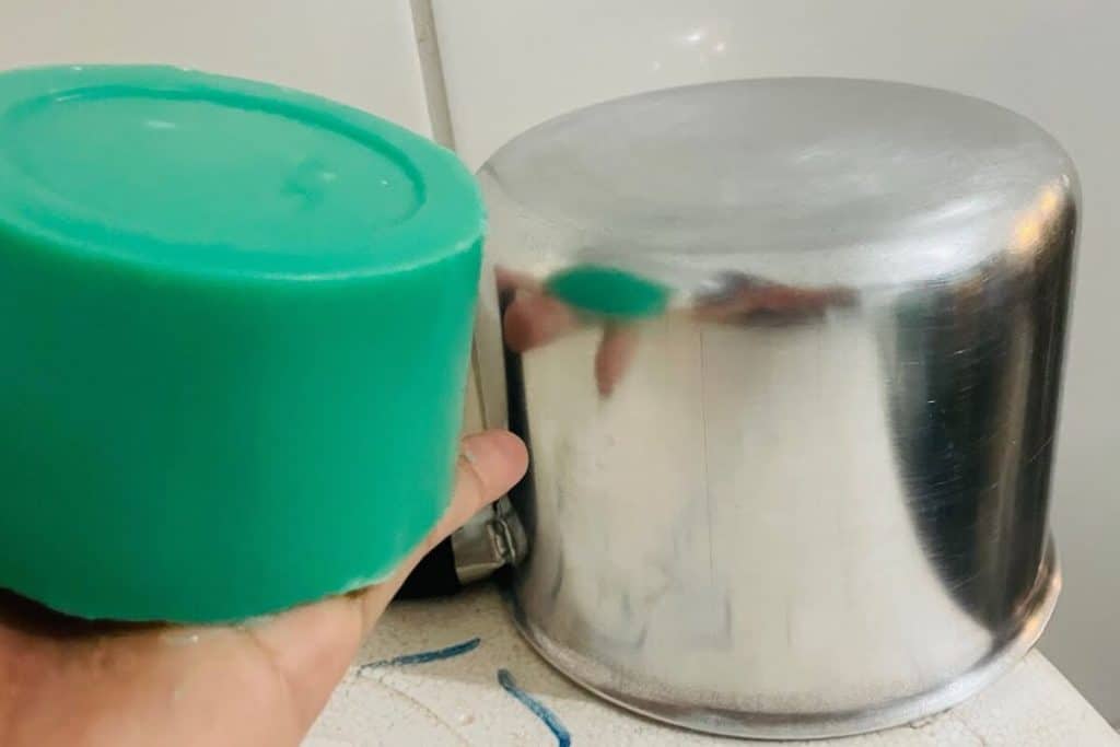 Pasta de brilho caseira