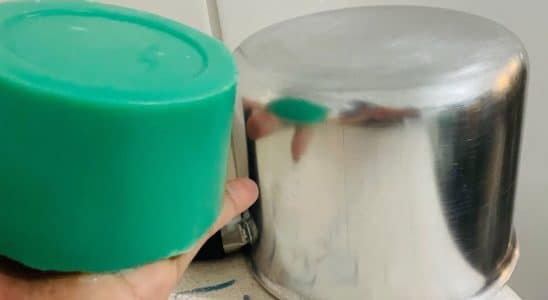 Pasta de brilho caseira