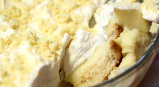 pavê simples de leite condensado