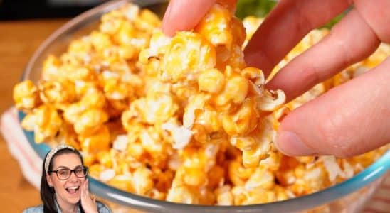 Pipoca doce crocante