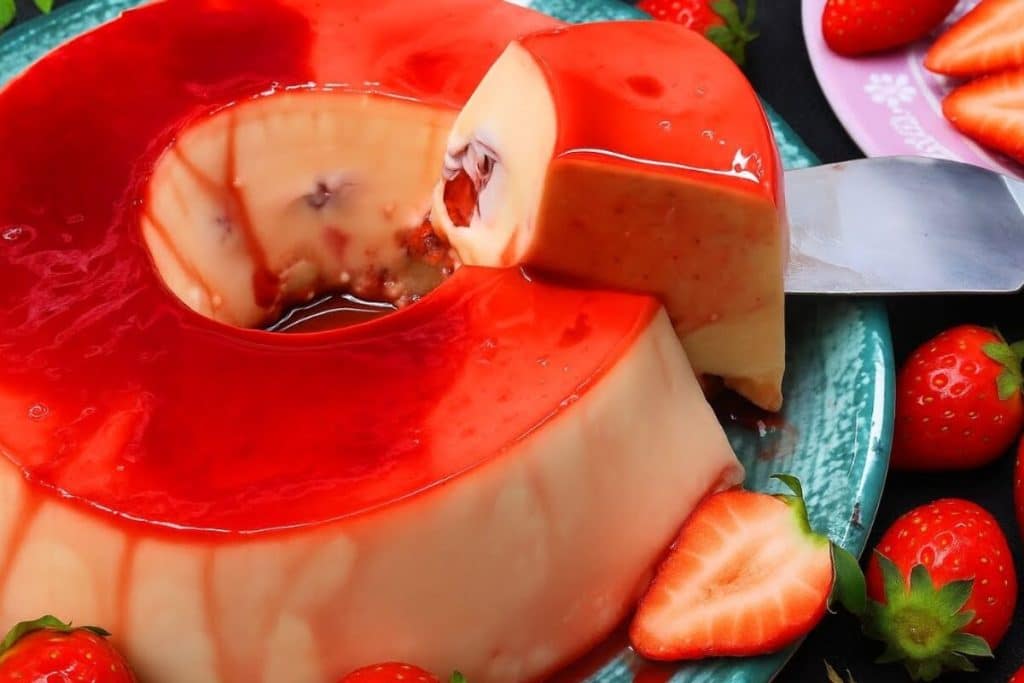 Pudim De Morango Do Amor