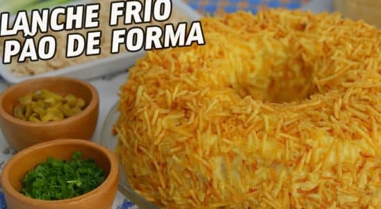 TORTA FRIA DE PÃO DE FORMA