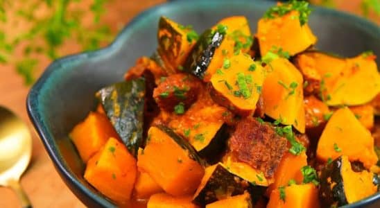 abóbora com carne seca