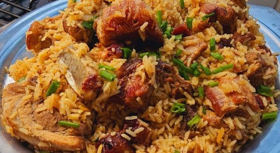 Arroz com costelinha