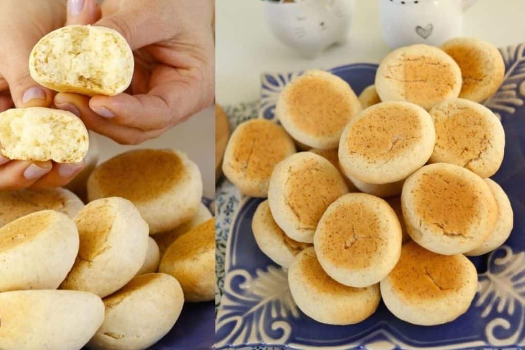 Bolacha de creme de leite