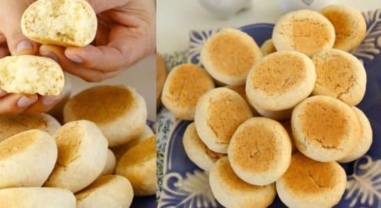 Bolacha de creme de leite