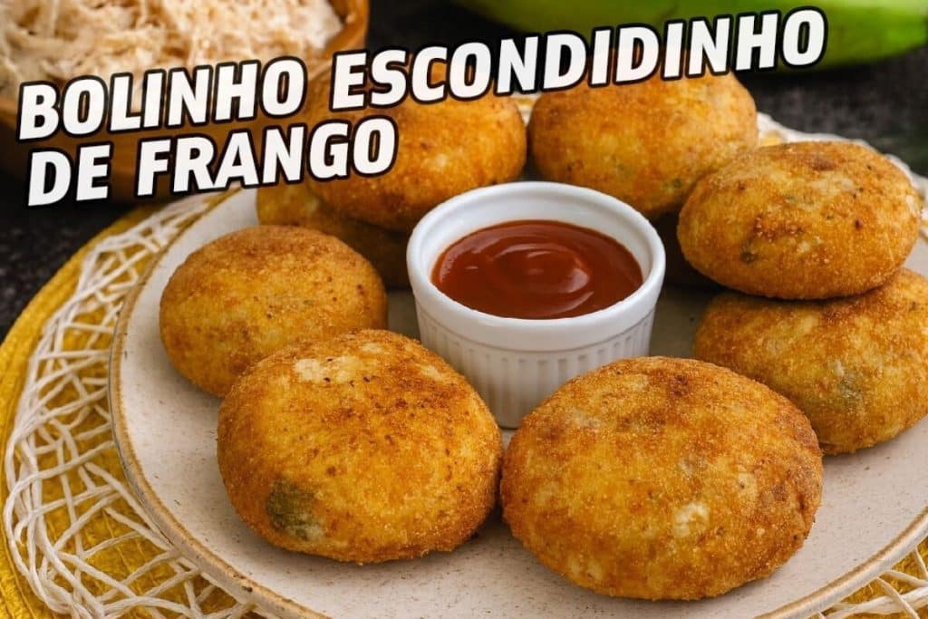 bolinho de batata com frango