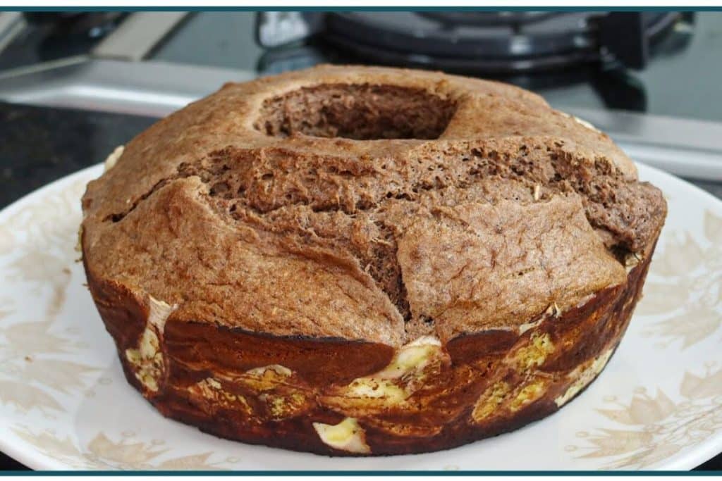 bolo saudável de chocolate