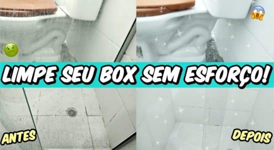 como limpar box do banheiro
