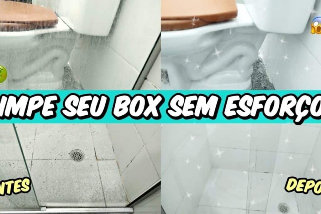 como limpar box do banheiro